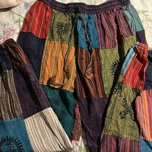 Wide Leg Bohemian Pants